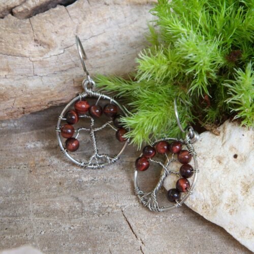 Boucles d&rsquo;oreilles « Force tellurique »