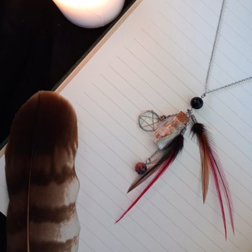 Collier « Fiole mystique »