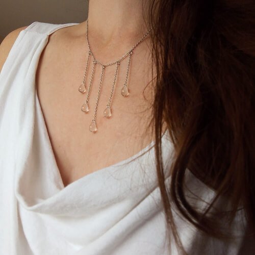 Collier "Douce pluie"